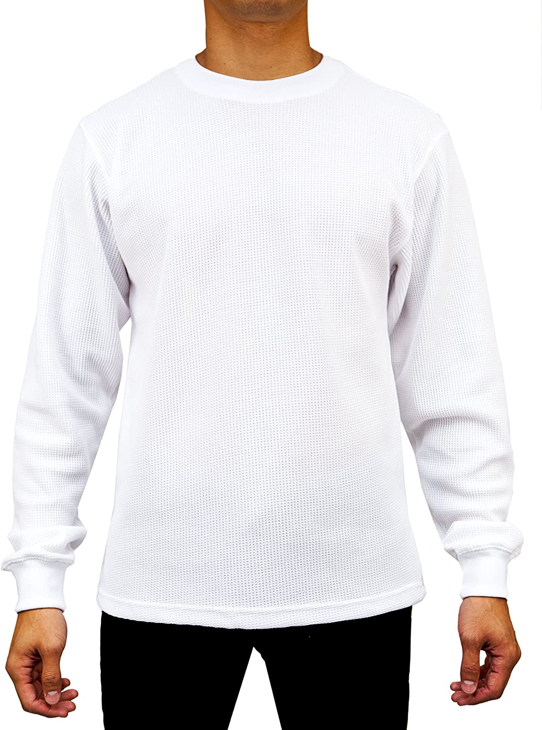 Access Mens Heavyweight Long Sleeve Thermal Crew Neck Top 