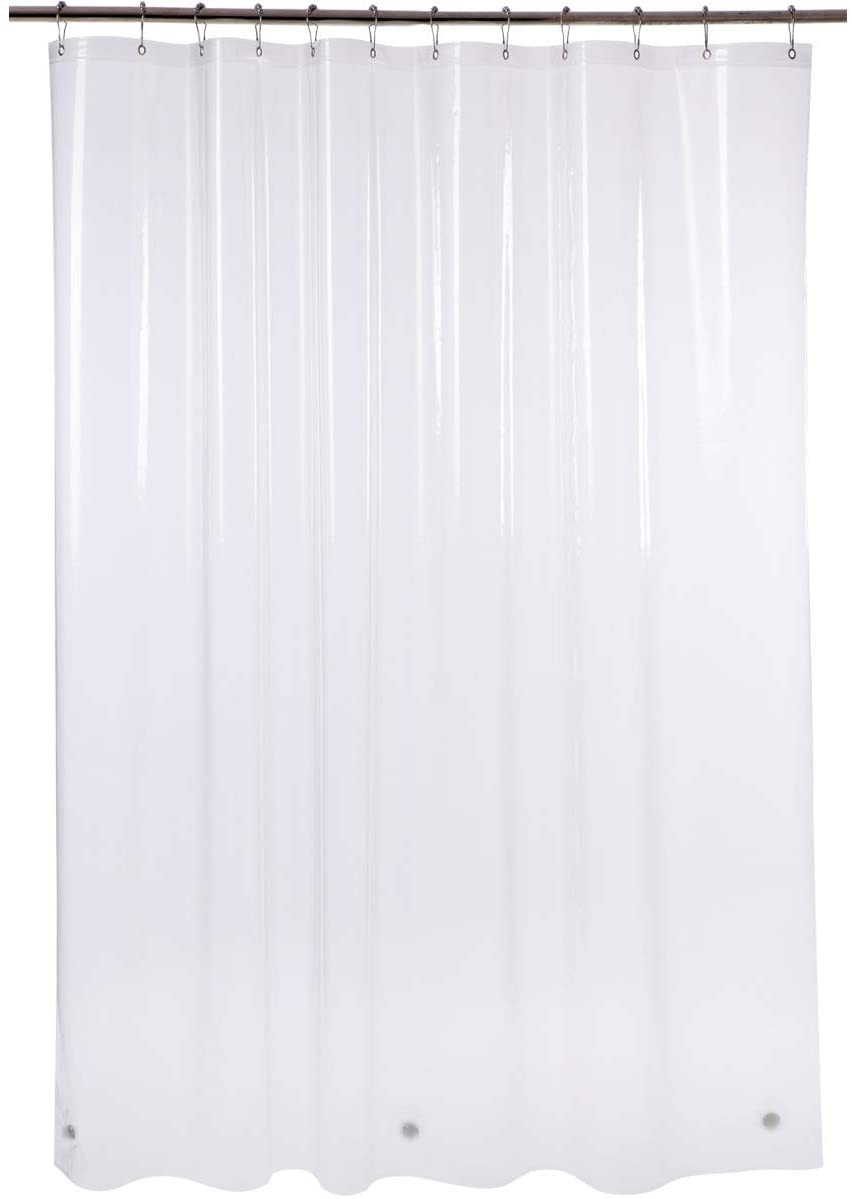 72 x 72 Inches EVA 5G Bathroom Plastic Shower Curta Details about   Amazer Shower Curtain Liner 