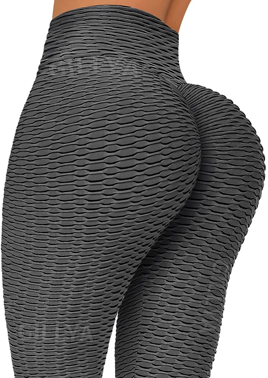 Gillya Unisex Butt Lift Yoga Pants Seamless Ruched Butt Leggings Butt Lift  Textured Anti-Cellulite Booty Lifting TIK Tok Leggings : :  Clothing, Shoes & Accessories
