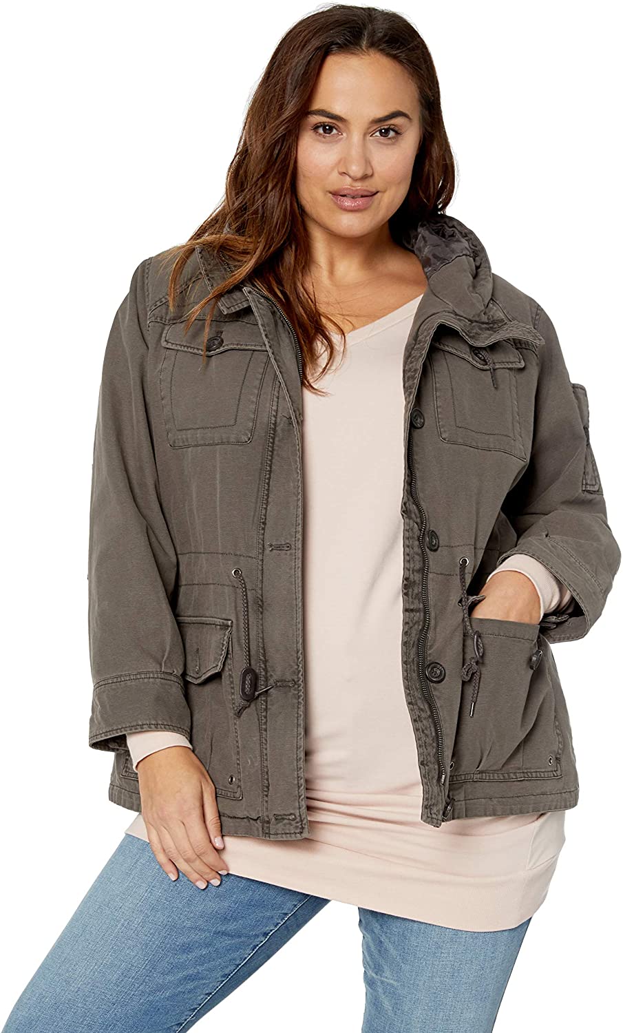 Levi's womens Cotton Four Pocket Hooded Field Jacket (Standard and Plus) |  eBay