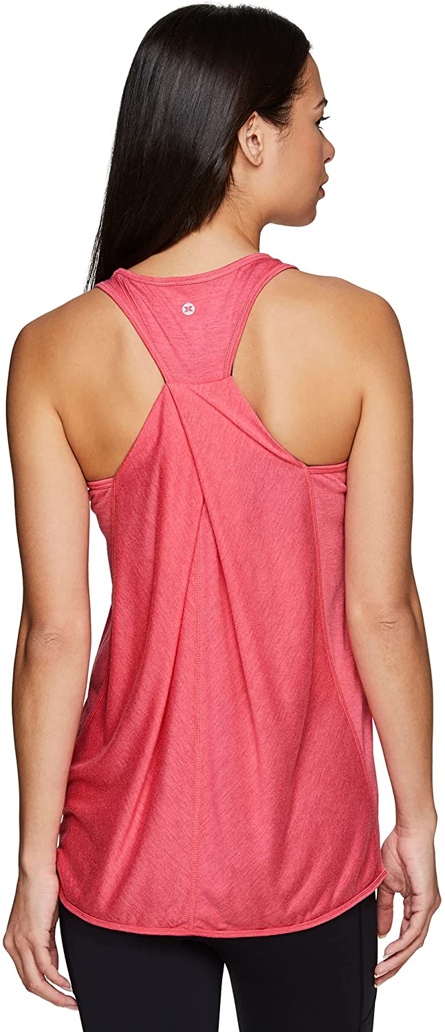 RBX Active Women's Soft Yoga Workout Knot Back Tank Top