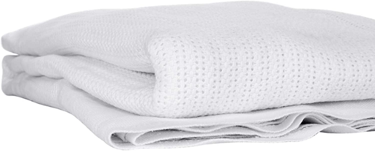 Cotton Blanket, Soft Breathable 100 Percent Cotton Twin Blanket