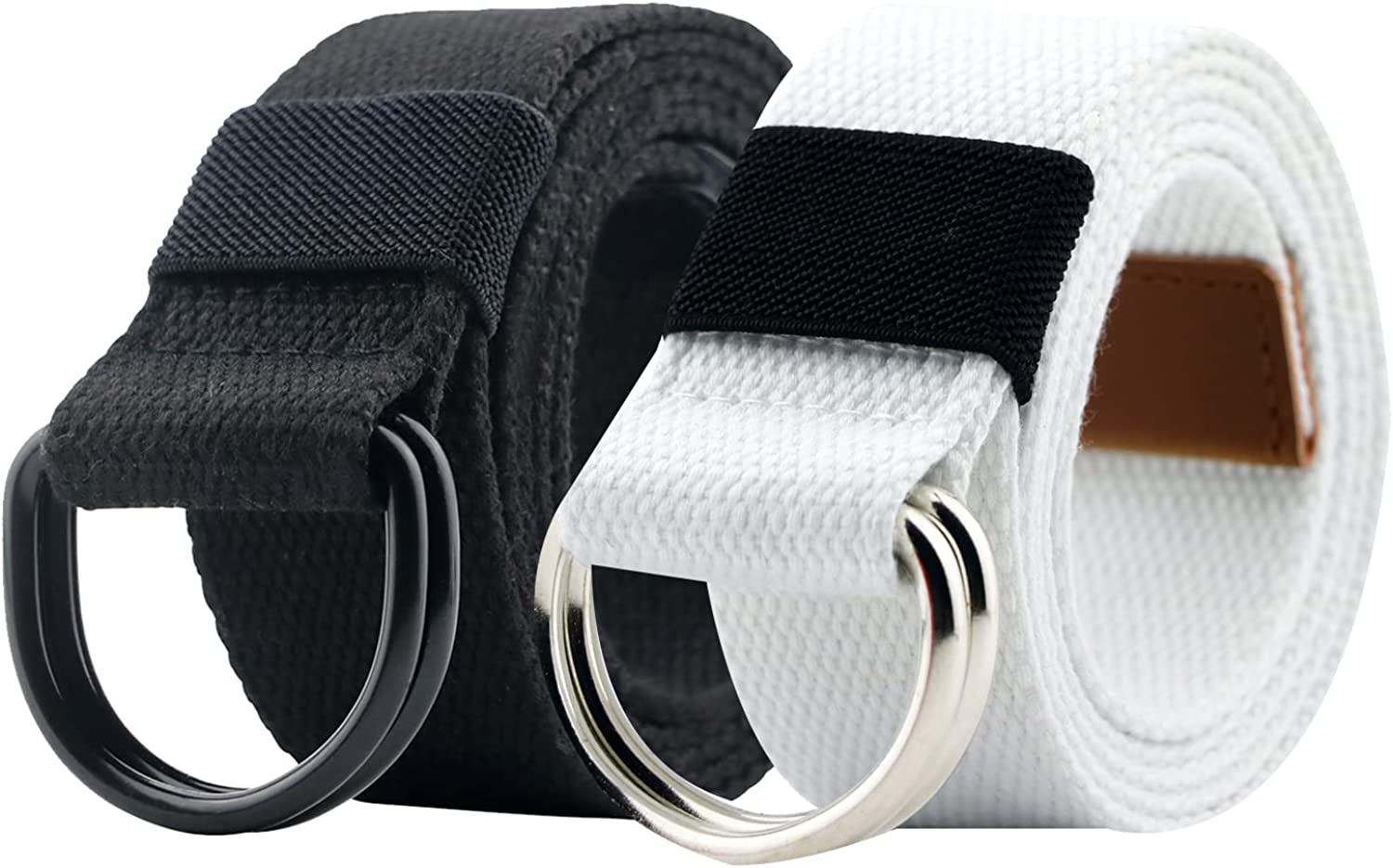 Buy Canvas Belt, Web Belt for Men/Women with Metal Double D Ring