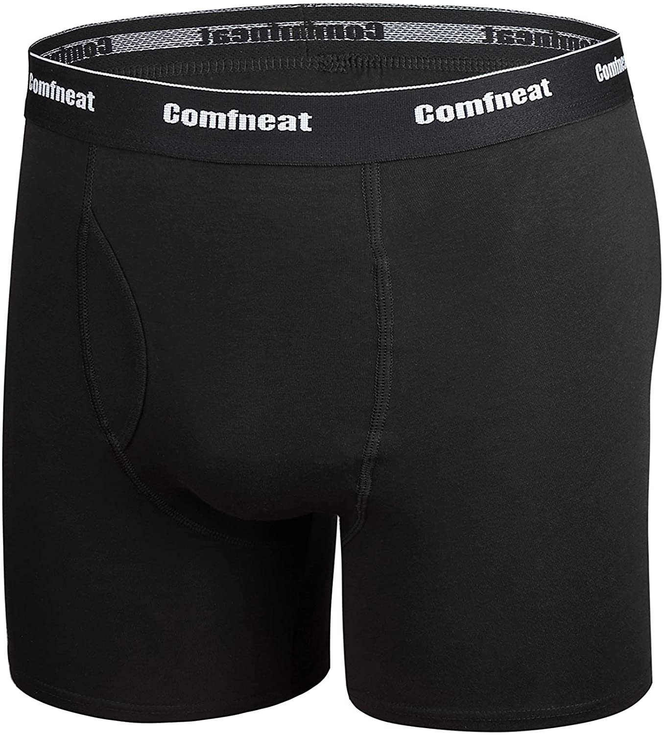 Comfneat Men's Boxer Briefs 6-Pack S-XXL Tagless Underwear Soft Cotton ...