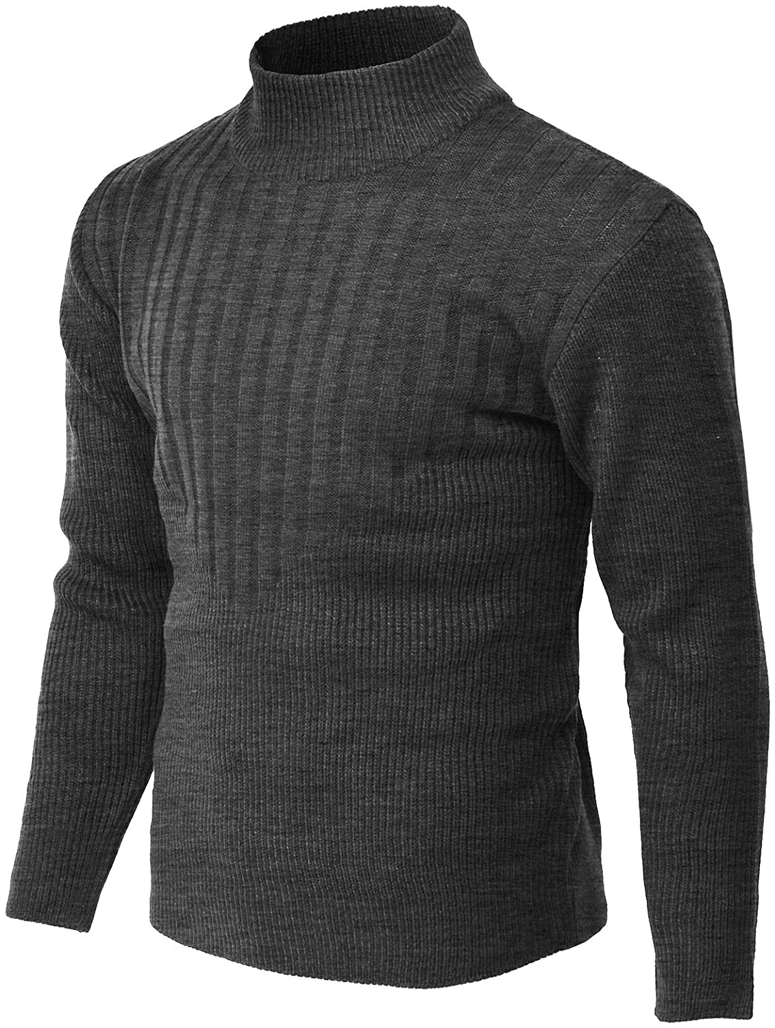 be-my-guest Winter Mens O-Neck Sweater Slim Fit Solid Color Knitted Long-Sleeved Pullovers