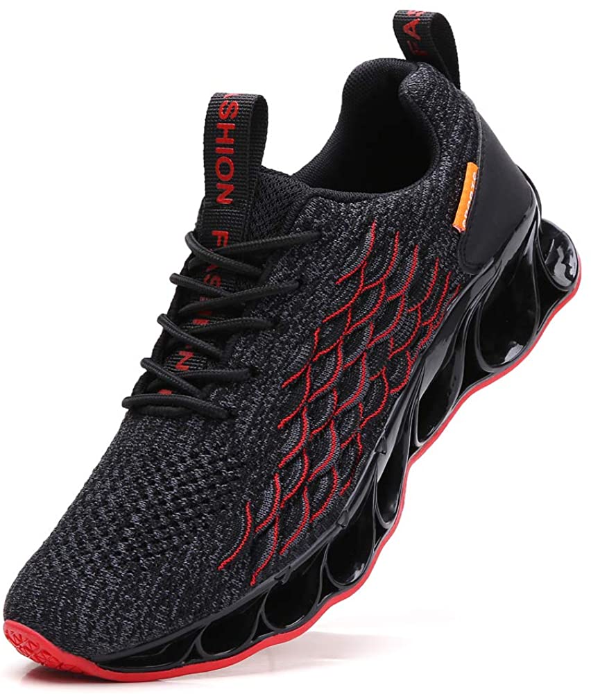 TSIODFO Men Sport Running Sneakers Athletic Walking Tennis Shoes 