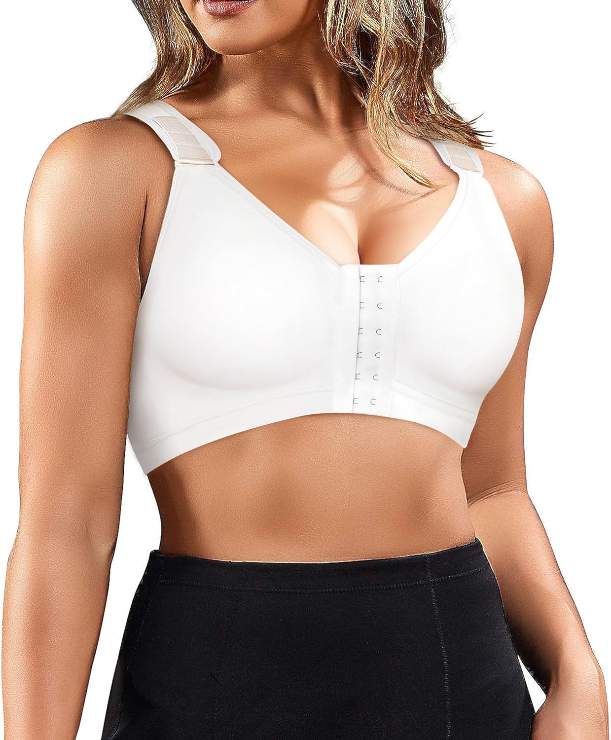  BRABIC Women Post-Surgical Sports Support Bra Front Closure