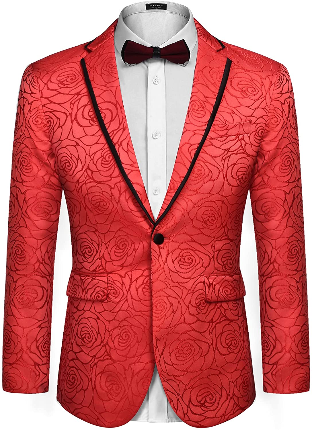 HAOLEI Mens Floral Tuxedo Jacket UK Sale Clearance Dinner Prom Wedding  Blazer Suits Button Down Chinese Collar Grandad Suit Jackets Slim Fit  Casual
