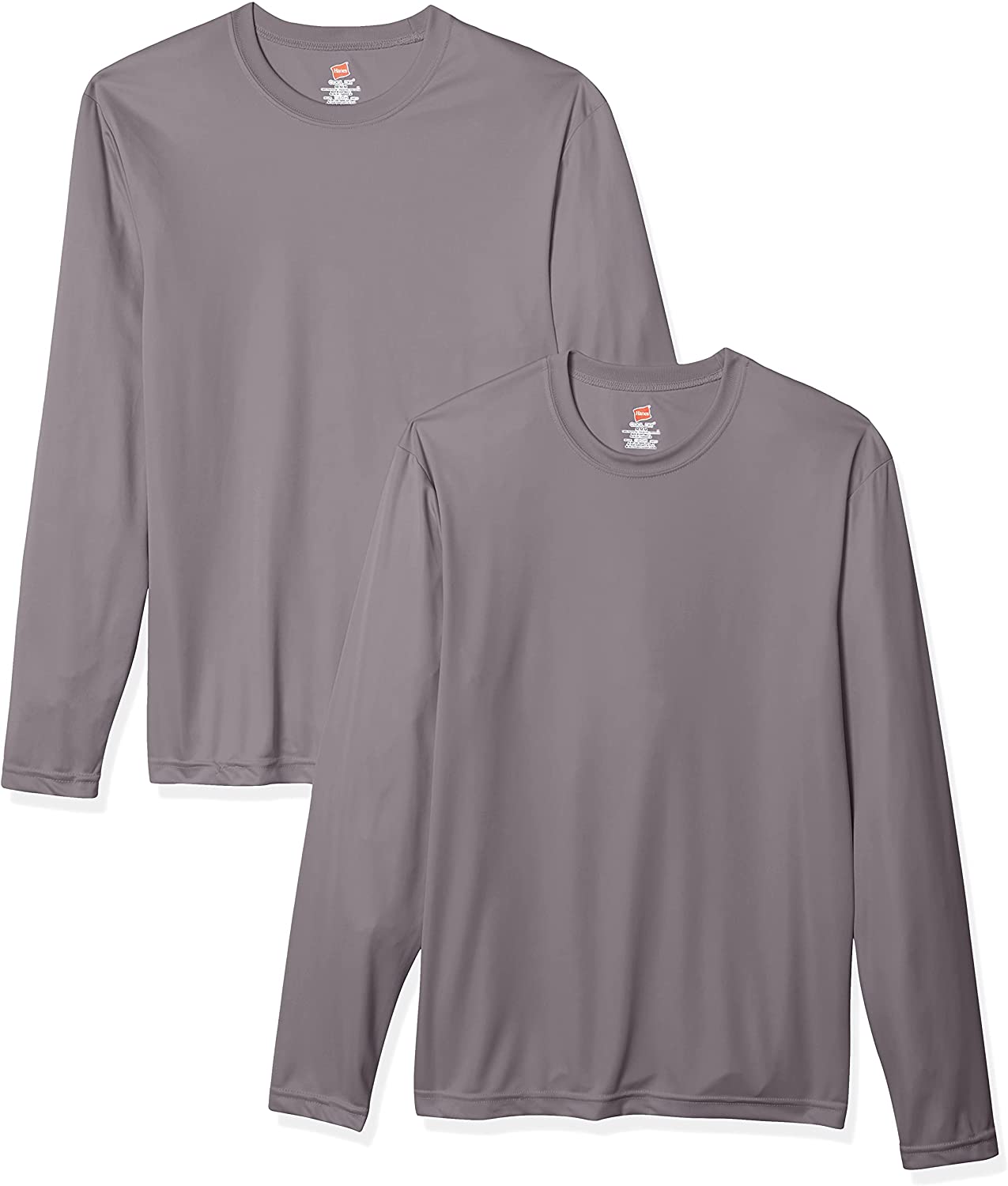 Hanes Men's Long Sleeve Cool DRI T-Shirt UPF 50-Plus 