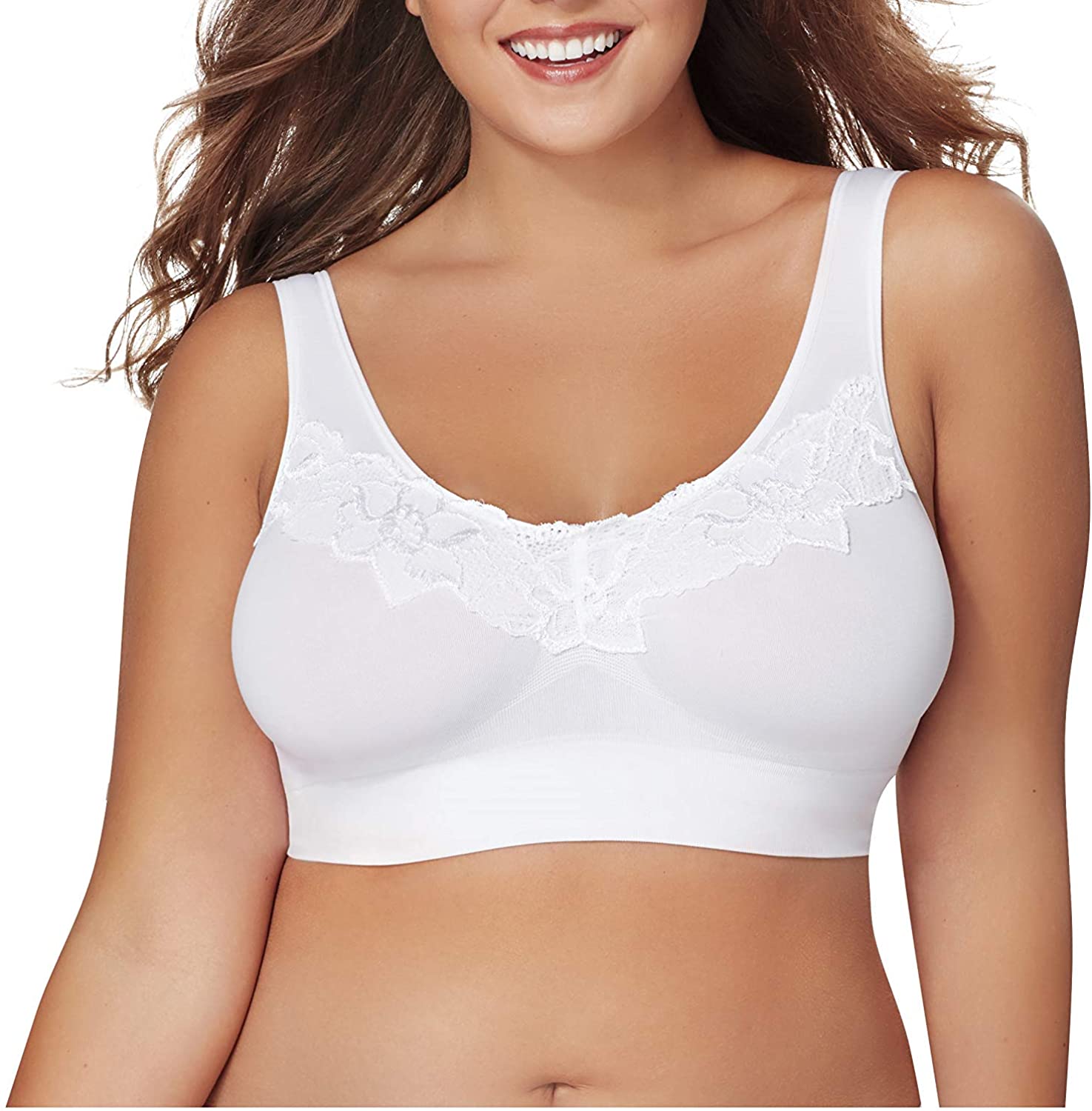 Just My Size Women's Pure Comfort Lace Bra MJ1271 – Atlantic Hosiery