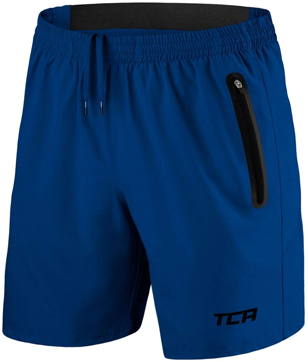 Men's Shorts Zip Pockets TCA Running Training Gym CrossFit Fitness 