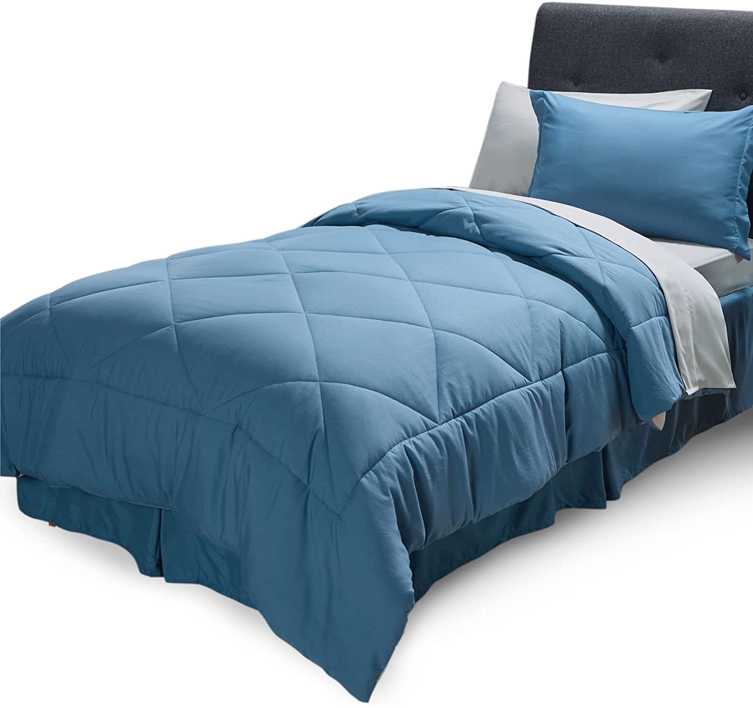 Details about   Bedsure Twin XL Comforter Sets Bedding Comforters for Twin XL Bed with Sheets Be 