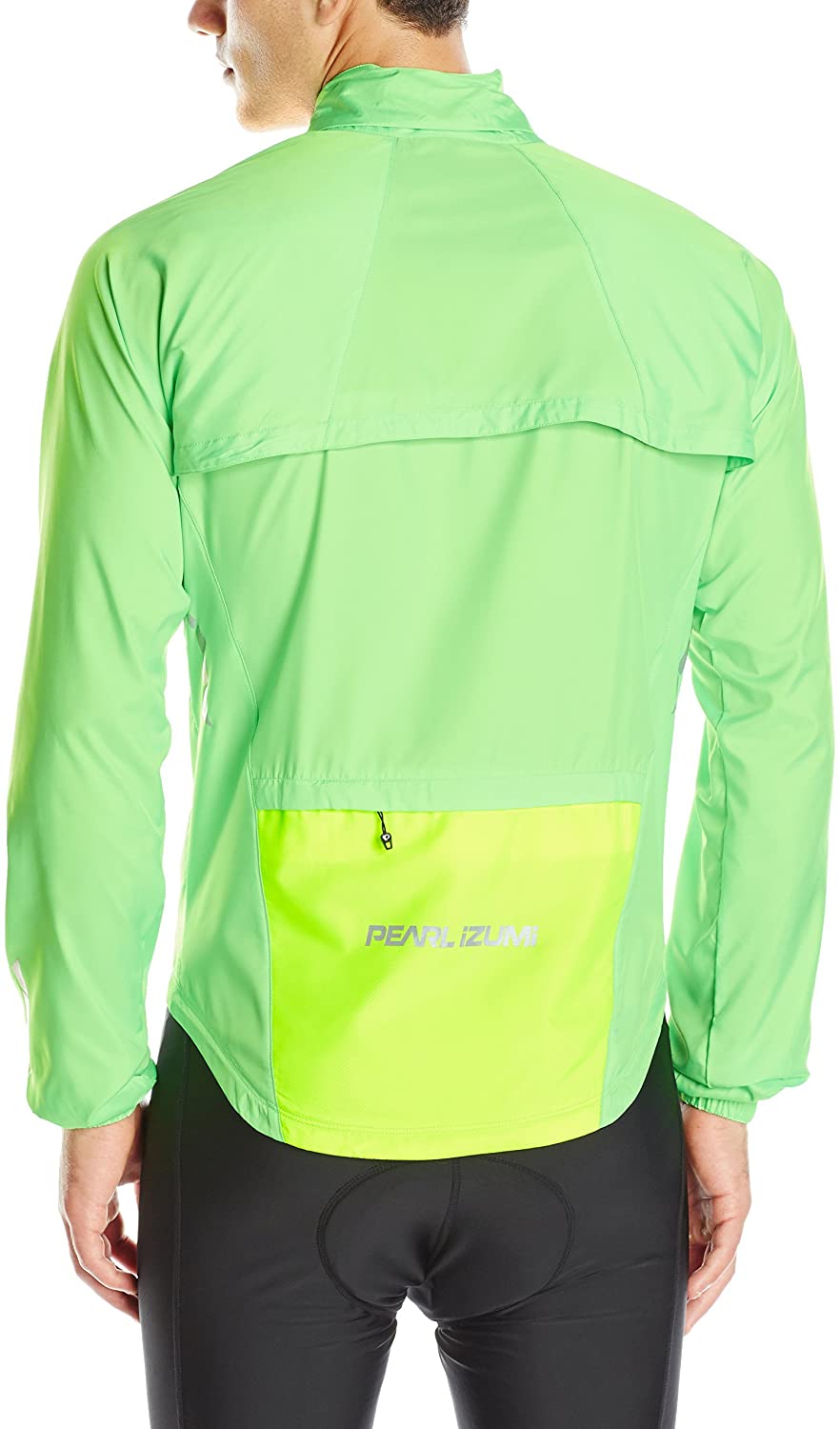 Screaming Yellow Small PEARL IZUMI Mens Ride Elite Barrier Convertible Jacket