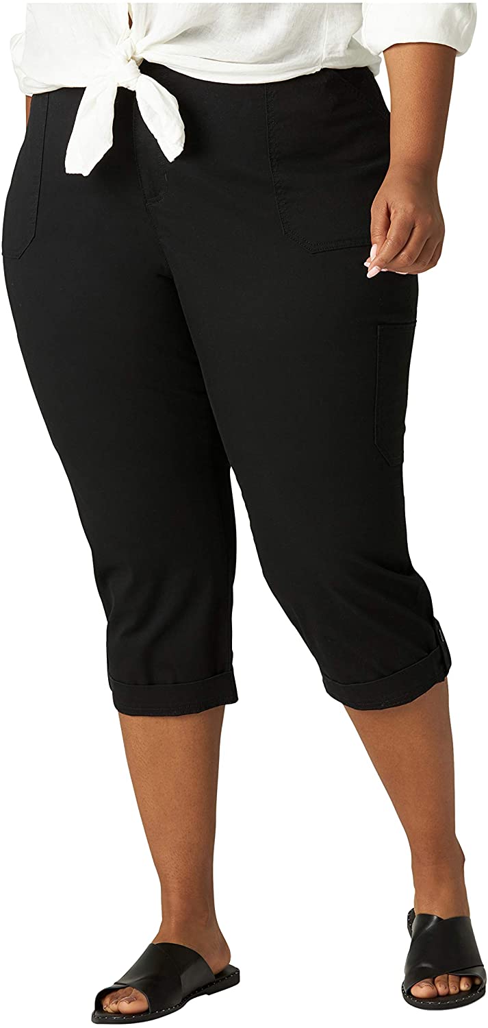 Lee Women's Plus Size Flex-to-go Cargo Capri Pant | eBay
