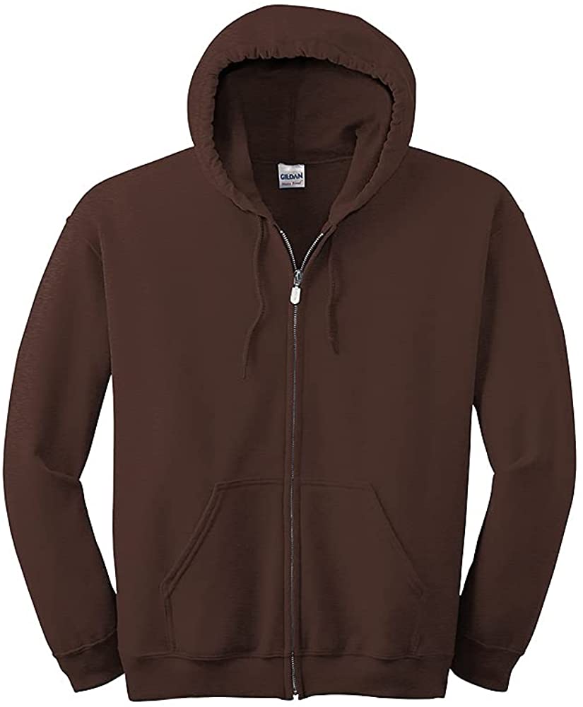 thumbnail 11  - Gildan Men&#039;s Fleece Zip Hooded Sweatshirt, Style G18600