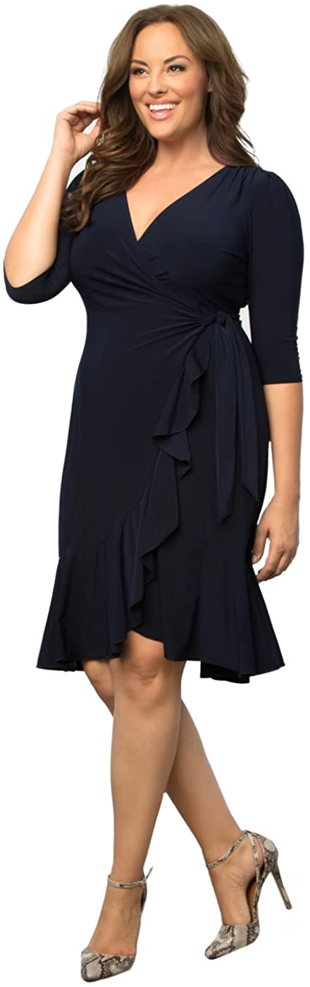 Kiyonna whimsy hot sale wrap dress