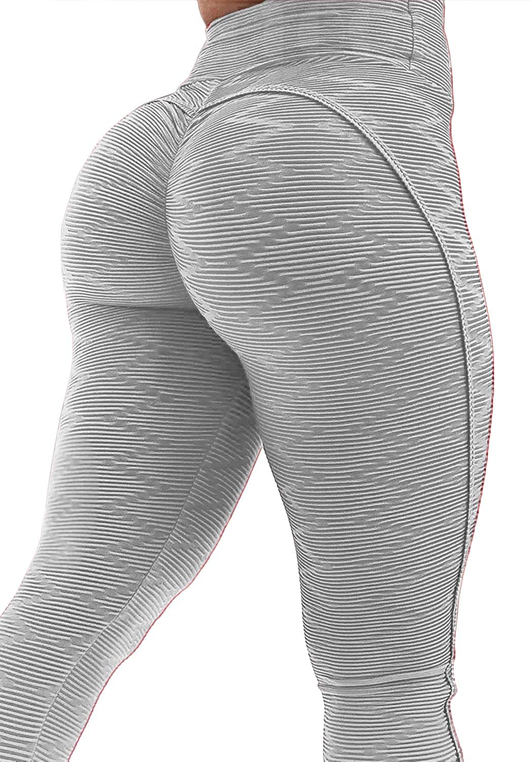 Fittoo Women S High Waist Yoga Pants Tummy Control Scrunched Booty
