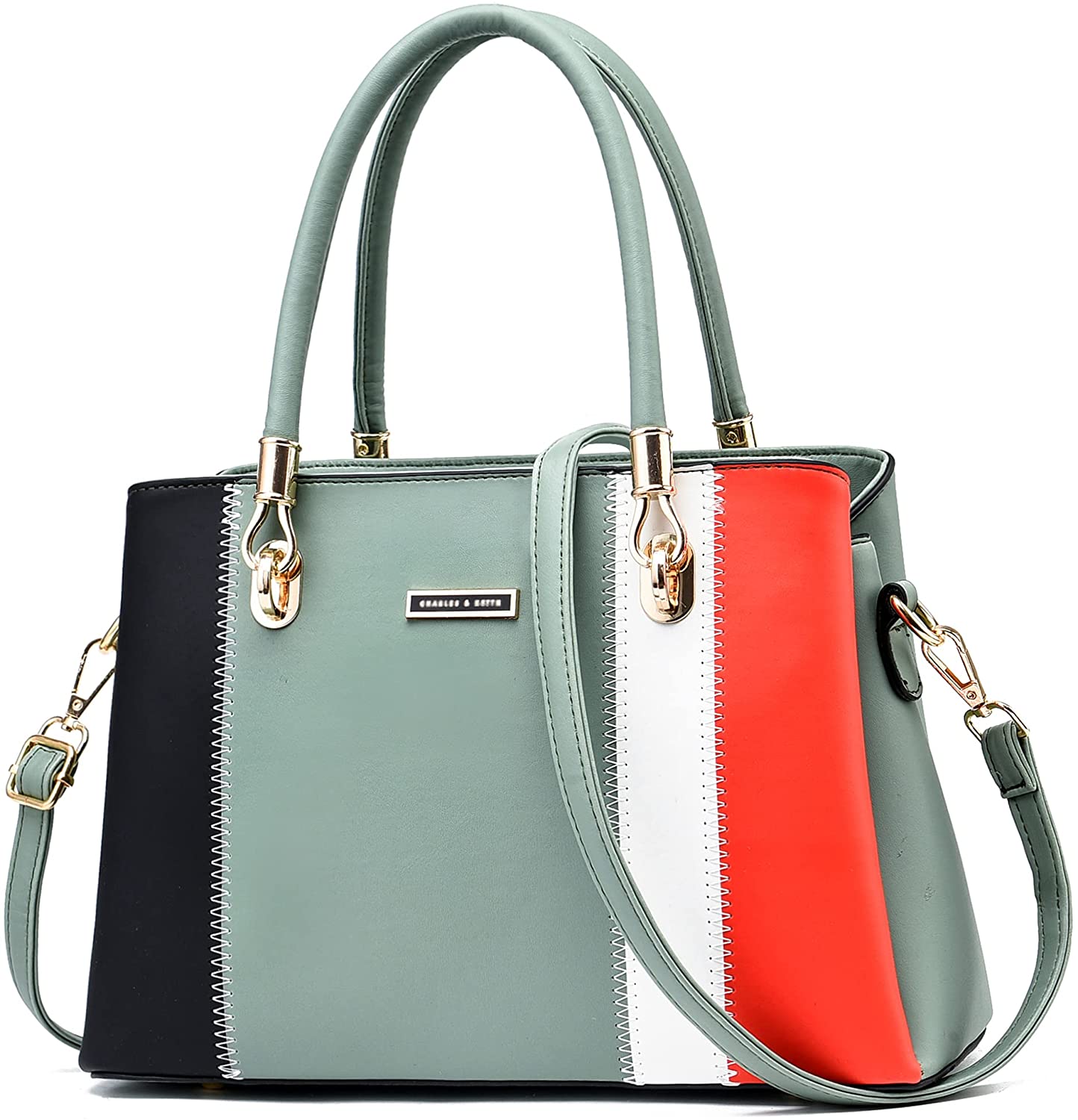 Oasisocean Women Top Handle Handbags Satchel Tote Purse Shouler Bags Messenger Bags For Ladies Mother Bag with Handbag 