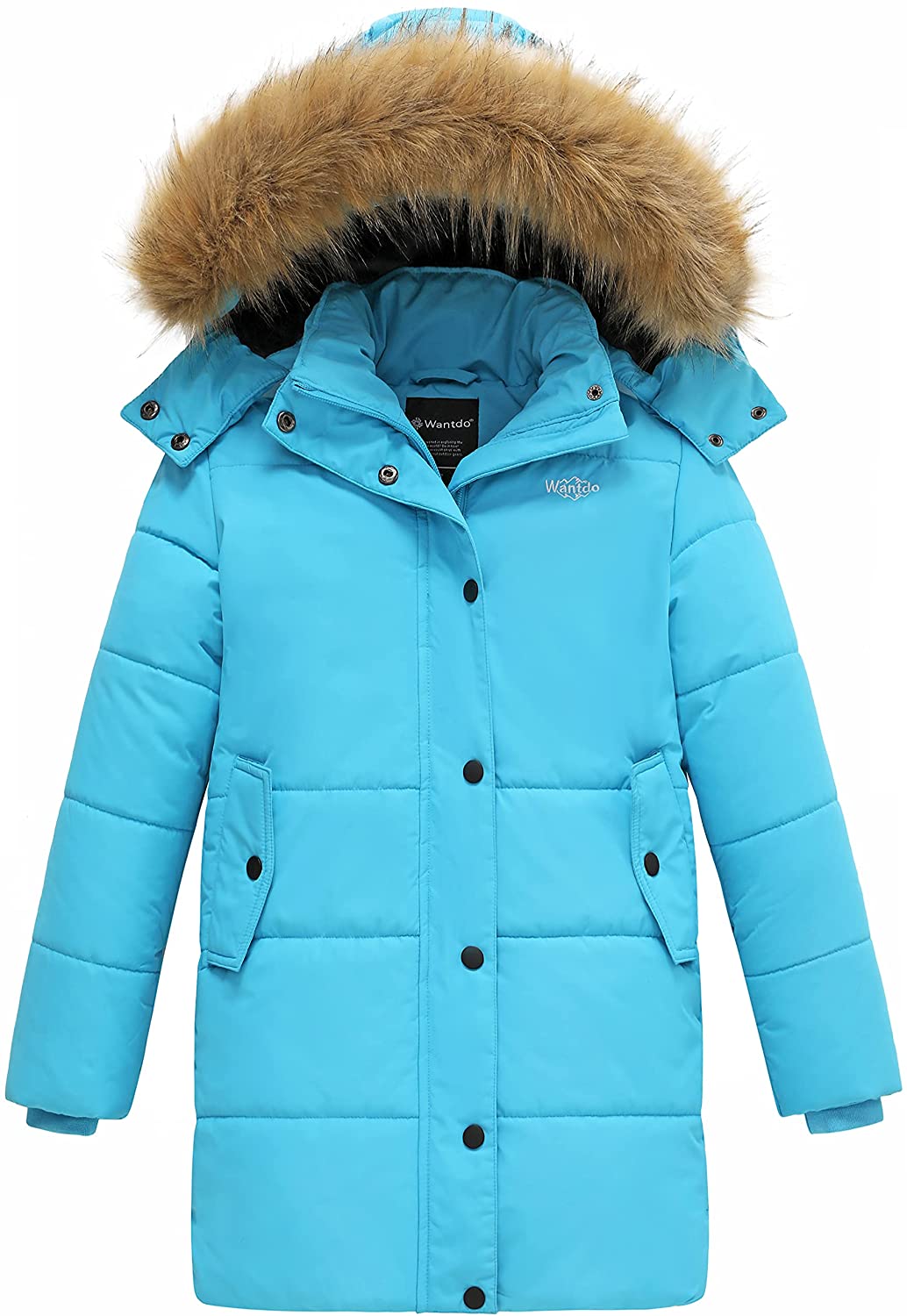 Details about   Wantdo Women's Waterproof Winter Coat Warm Fleece Puffer Jacket Thicken Outwear 