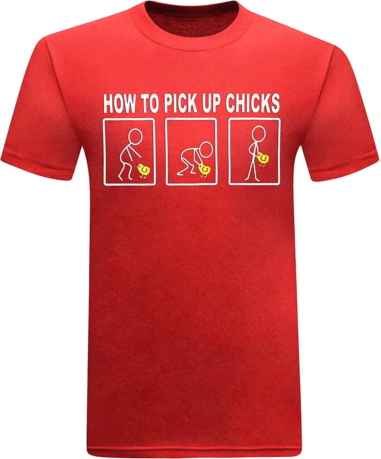  tees geek T Shirts Funny How to Pick Up Chicks Men's T-Shirt :  Clothing, Shoes & Jewelry