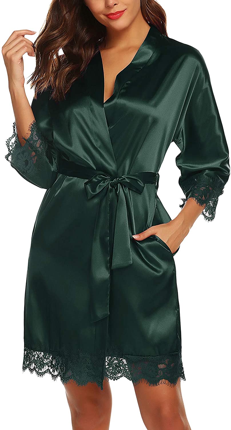 22 Momme Silk Dressing Gowns, Luxurious Silk Short Robe