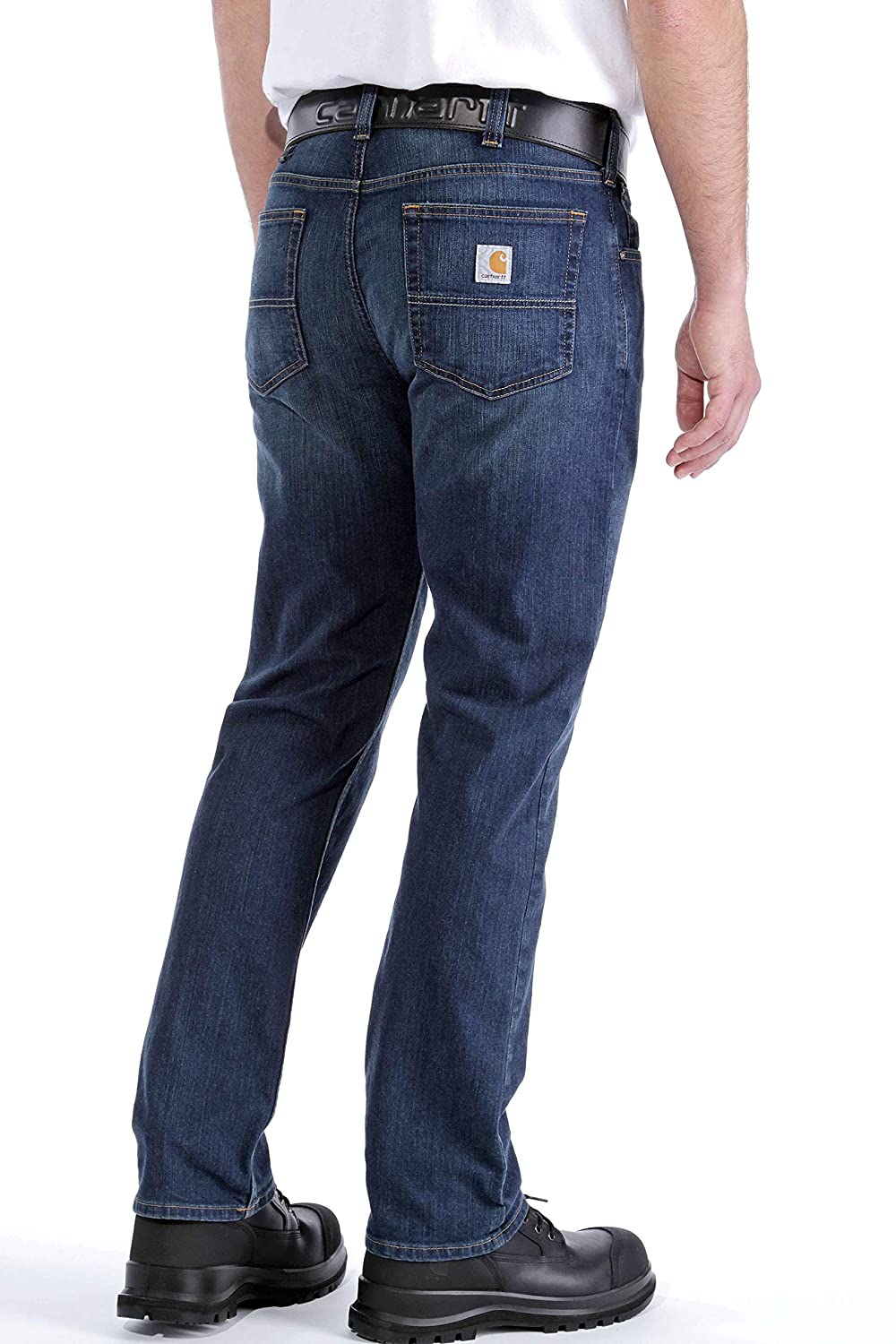 Carhartt Mens Rugged Flex Straight Slim Tapered Denim Jeans
