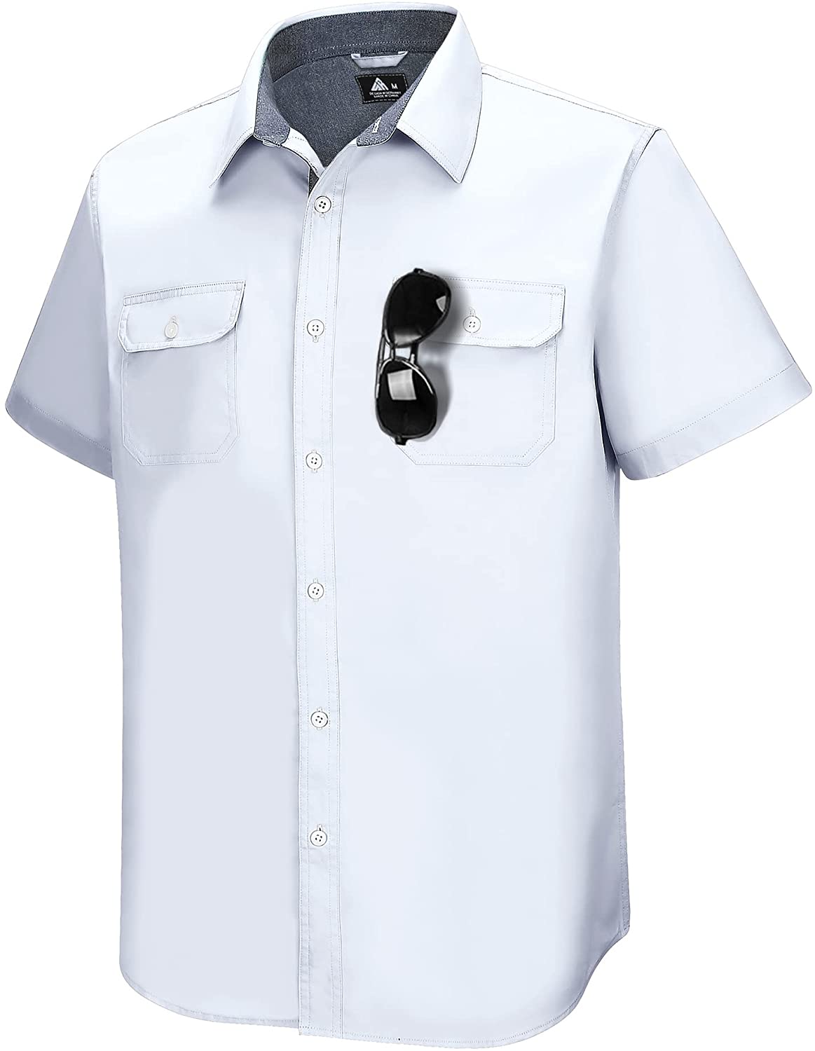 ZITY Flannel Plaid Shirt for Men Regular Fit Long Sleeve Casual Button Down  Shir | eBay