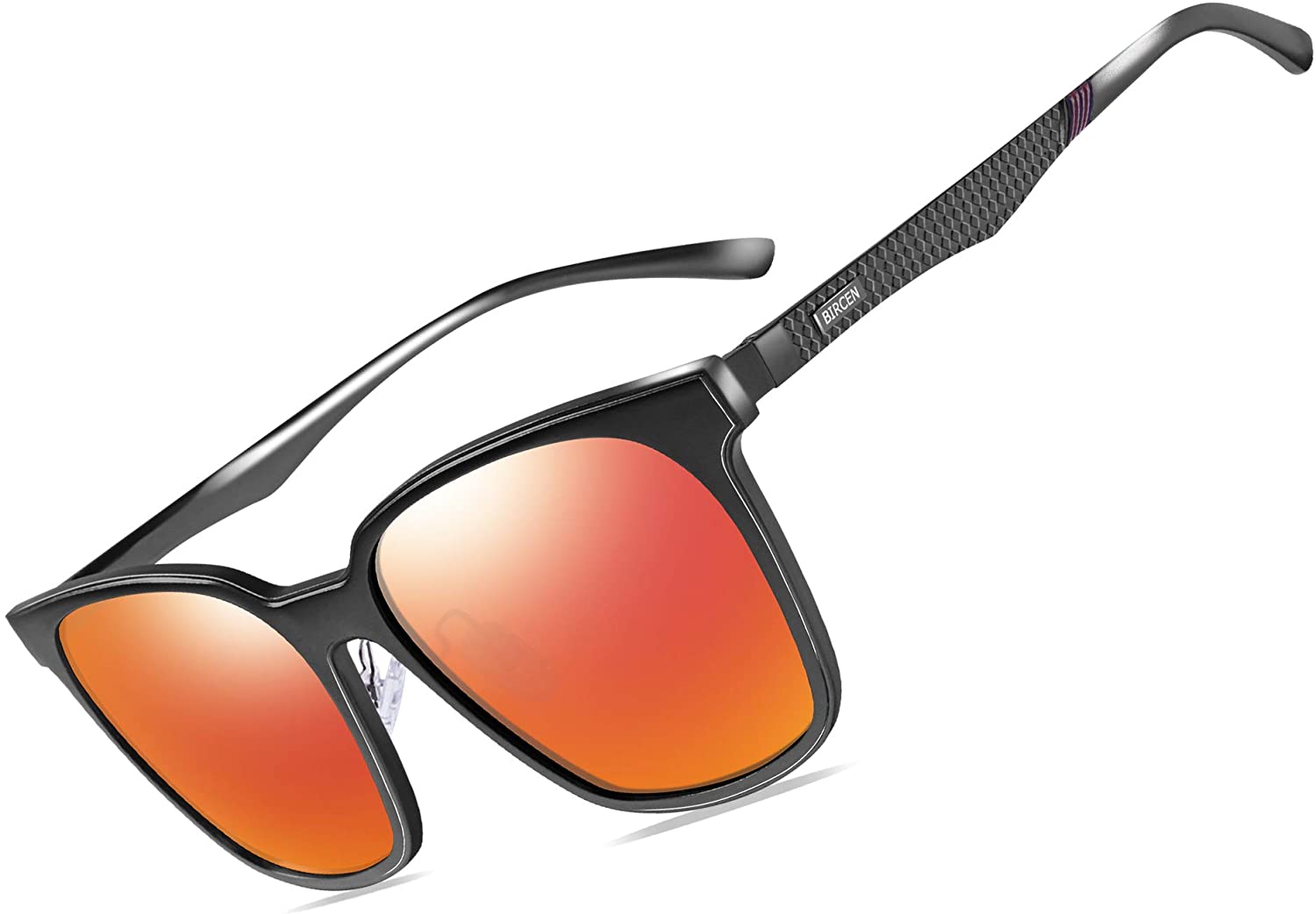 Bircen Mens Polarized Driving Sunglasses For Mens Women Al-Mg Metal Frame  Lightw