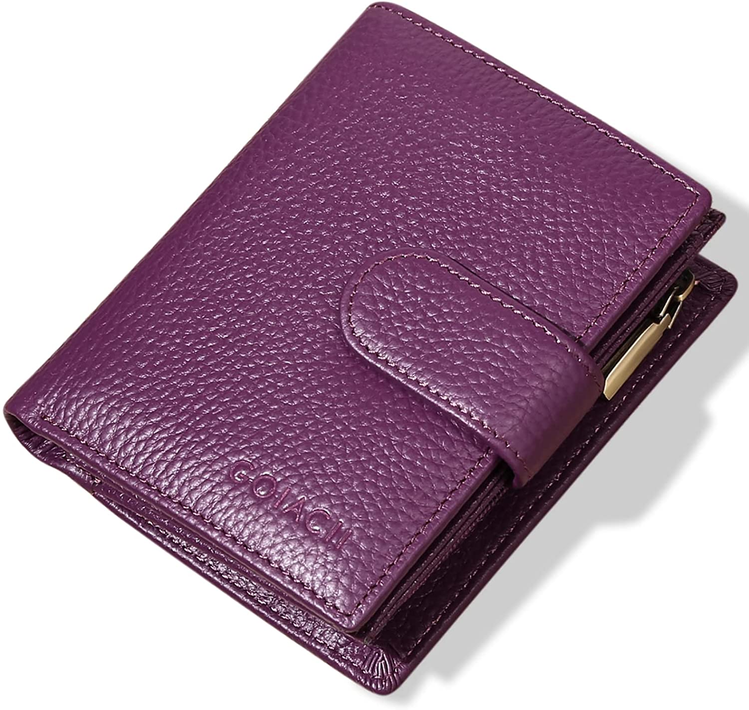 GOIACII Women's RFID Blocking Leather Wallet