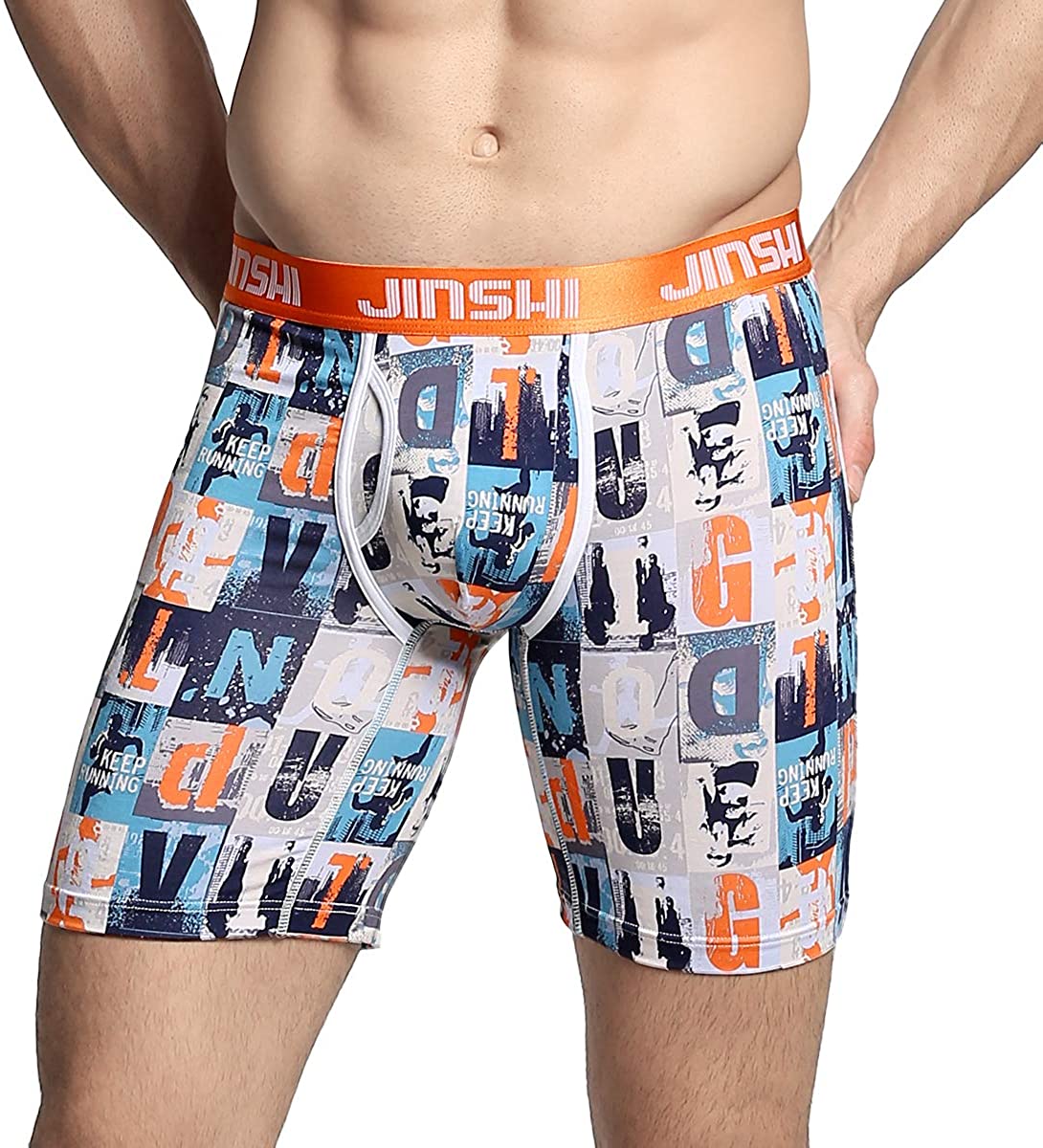 Jinshi Bamboo Cooling Underwear Men Boxer Briefs For Men Pack Ebay