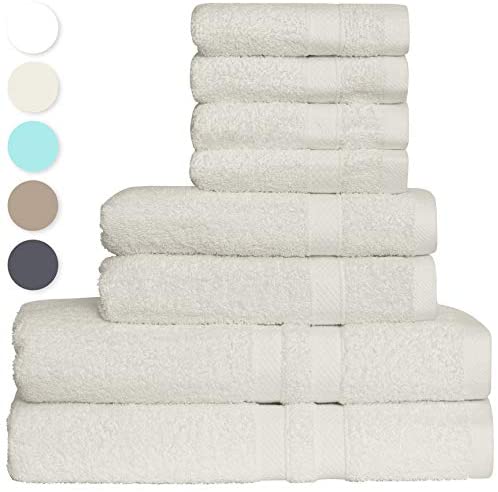 Details about   8 Piece Towel Bale 2x Sauna Towel 2x Bath Towel 2x Shower Towel 2x Towel Velen show original title