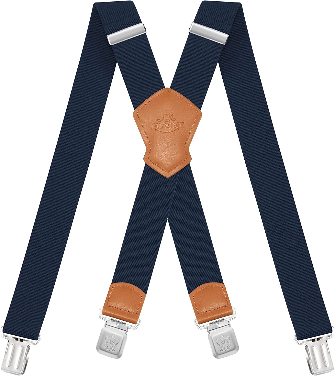 Adjustable Elastic Suspenders for Men's and Women's with X Back Suspenders  for Casual & Formal