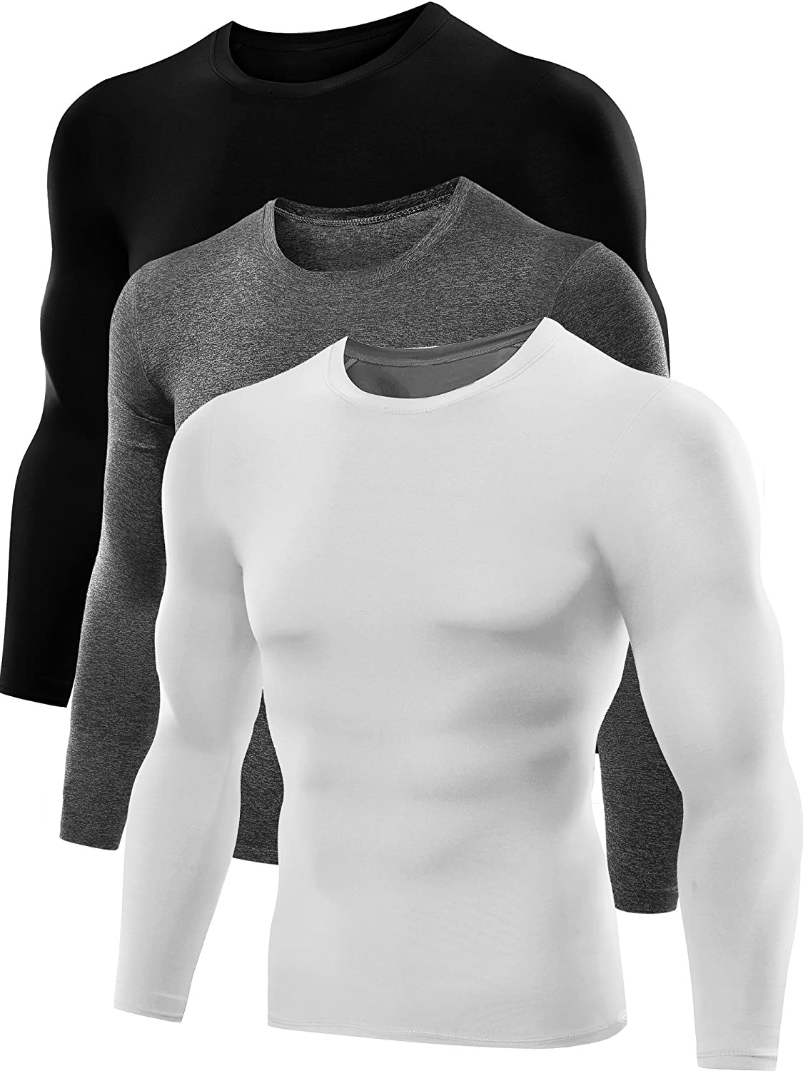 Neleus Men's Workout Athletic Compression Shirts Pack of 3 : :  Clothing, Shoes & Accessories