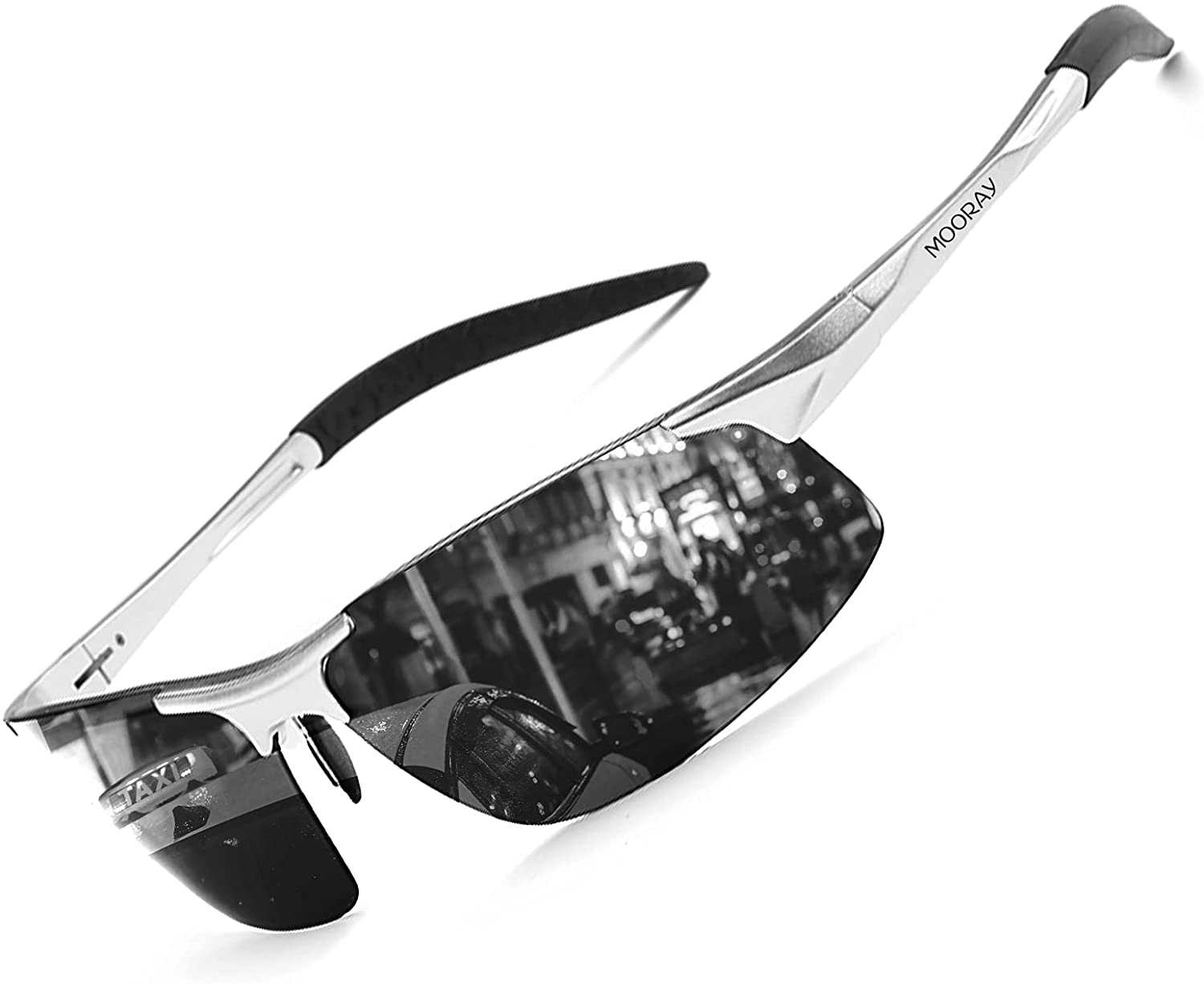 MOORAY Mens Sports Polarized Sunglasses UV Protection Fashion Sunglasses for Men Fishing Driving 