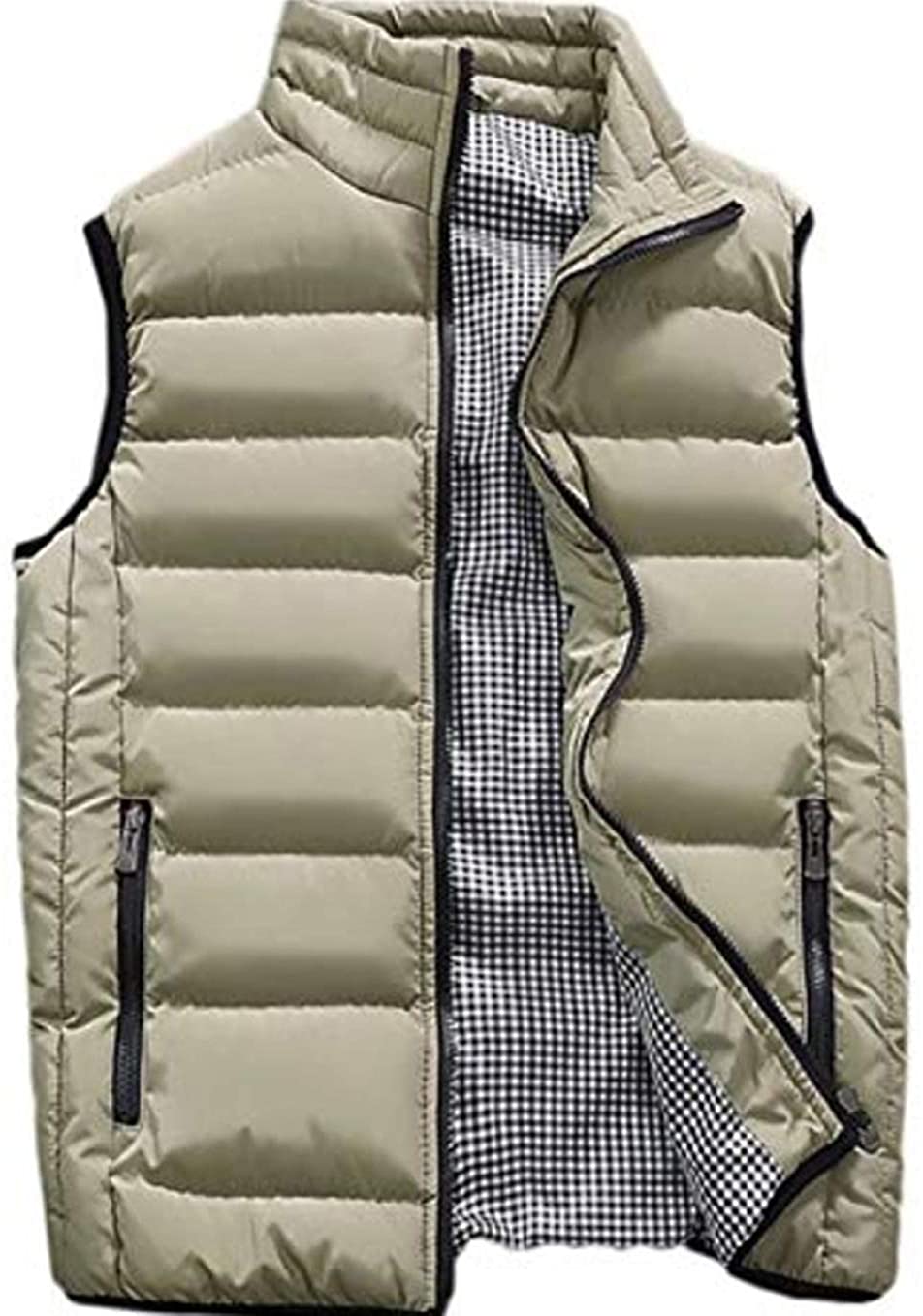 XinYangNi Men's Down Vest Winter Casual Work Sports Travel