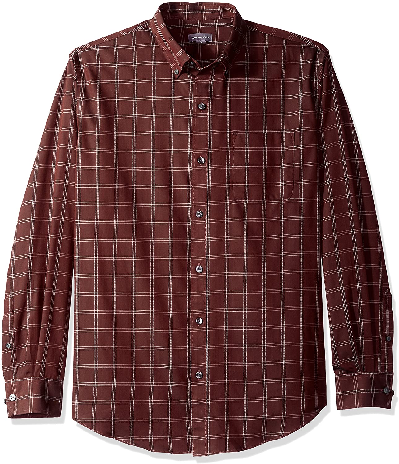 Van Heusen Men's Wrinkle Free Long Sleeve Button Down Shirt | eBay