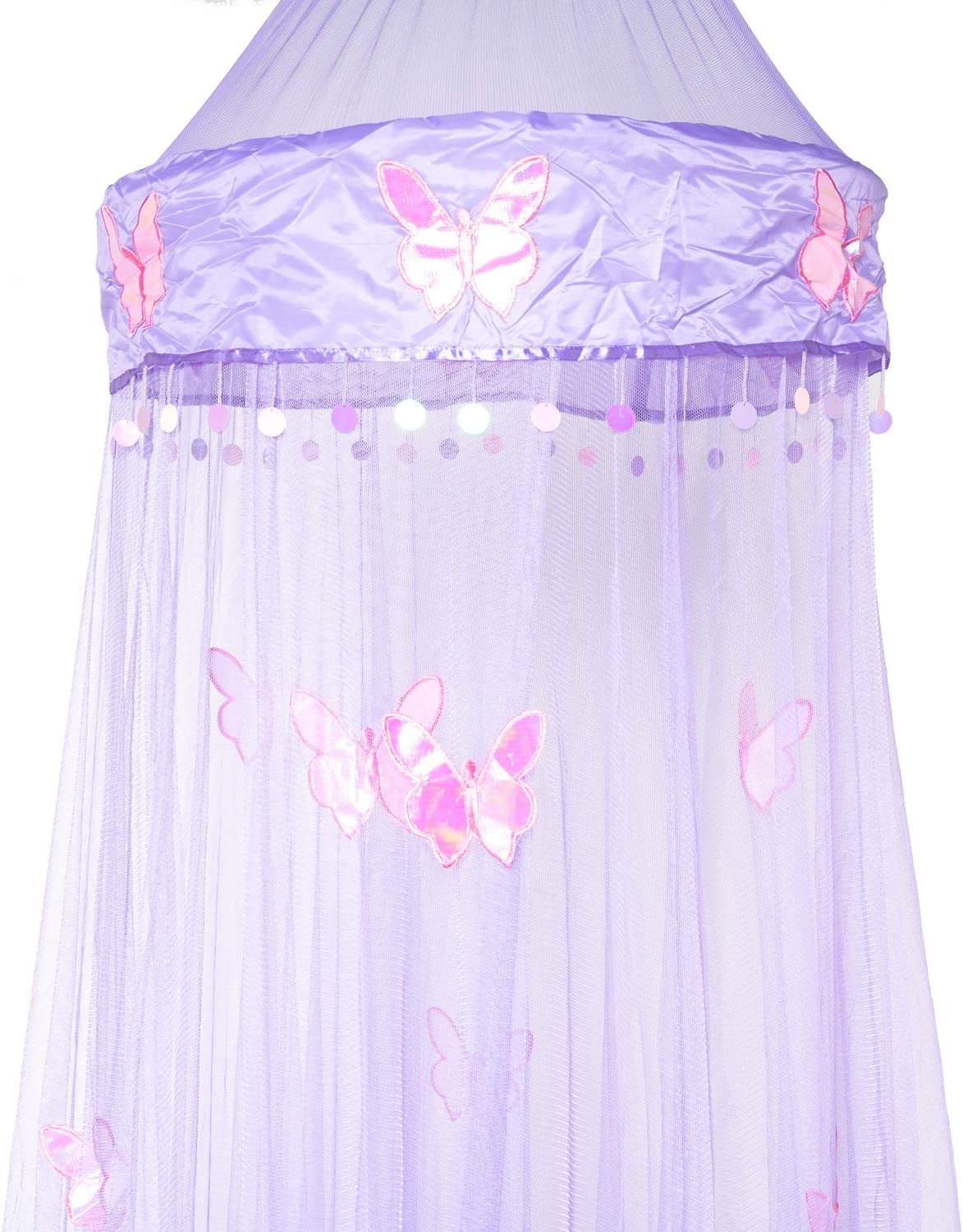 construir Asombro provocar OctoRose Butterfly Bed Canopy Mosquito NET Crib Twin Full Queen King  (Purple) | eBay