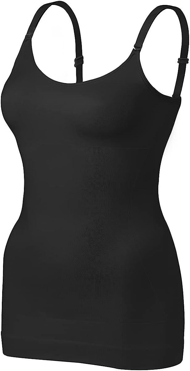 VVX Womens Shapewear Camisole Tank Tops - Body Shape for Women Tummy  Control Sea