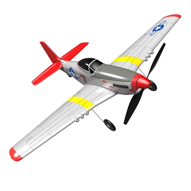Eachine Mini P-51D EPP 400mm Wingspan 2.4G 6-Axis Remote Control RC Airplane Trainer Fixed Wing RTF One Key Return for Beginner-3