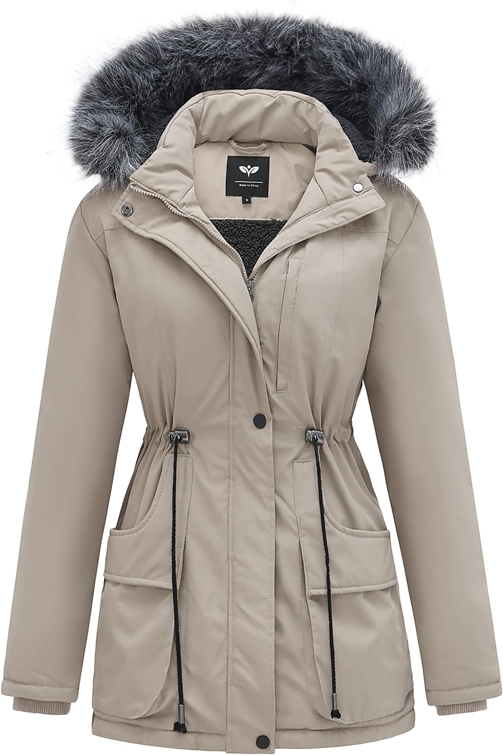  GGleaf Women's Warm Puffer Jacket Parka Winter Coats