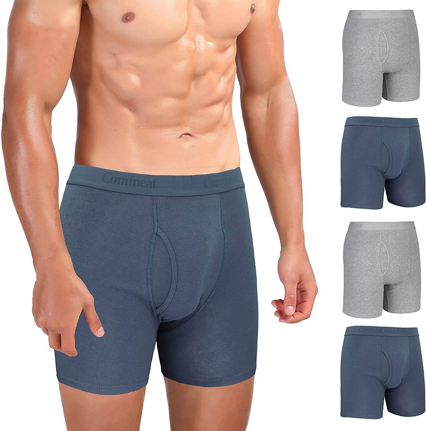 Men's Cotton Spandex and Inguinal Hernia prevention boxer underwear (Medium  33-36) - B&F Medical Supplies.com