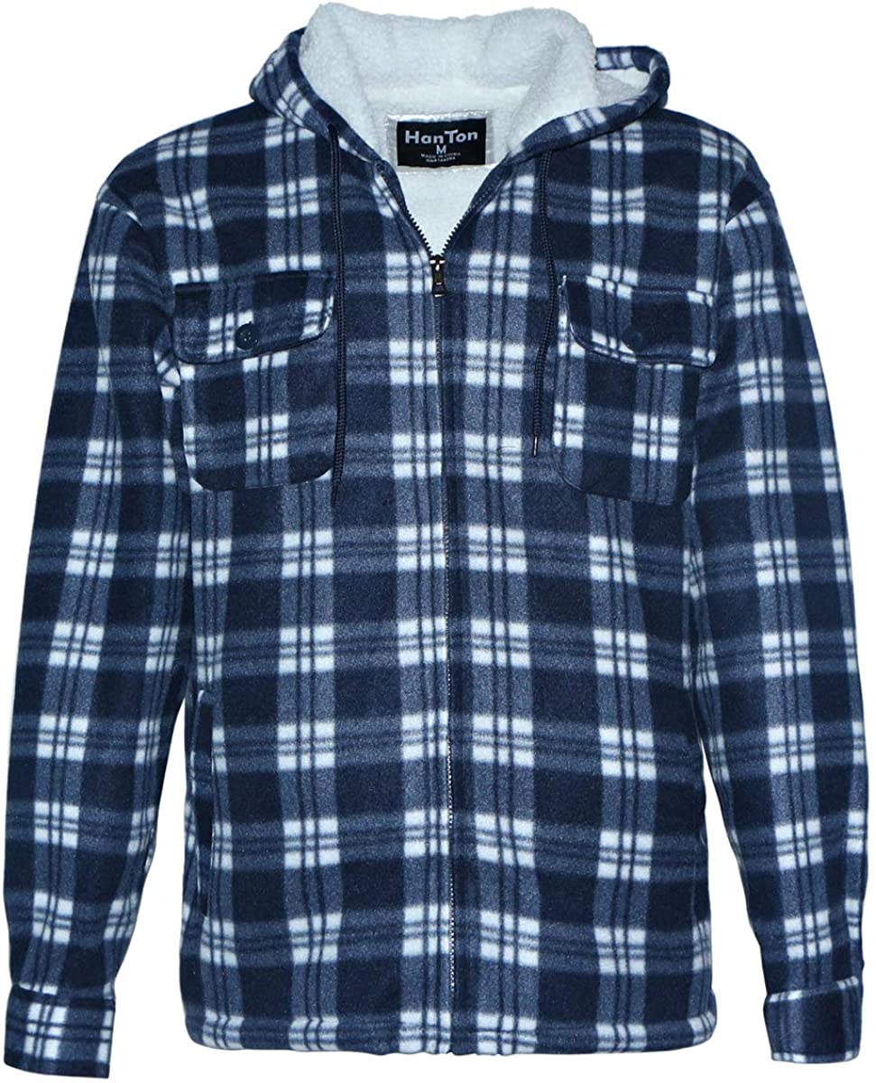 mens fleece lined flannel