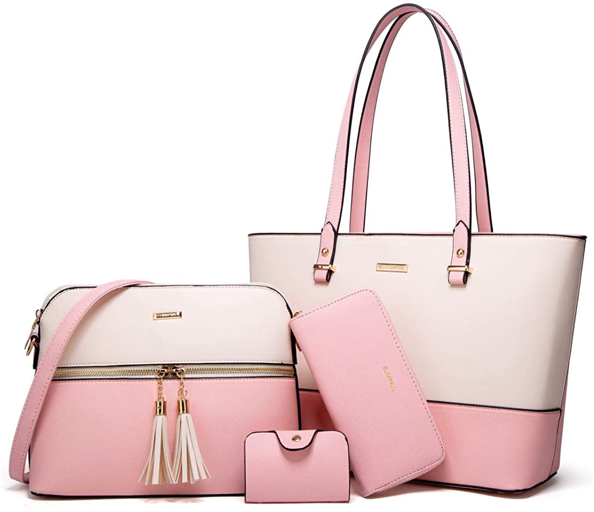Elegant Floral Pattern Handbag, Women's Fashion Faux Leather Shoulder Bag,...  | eBay