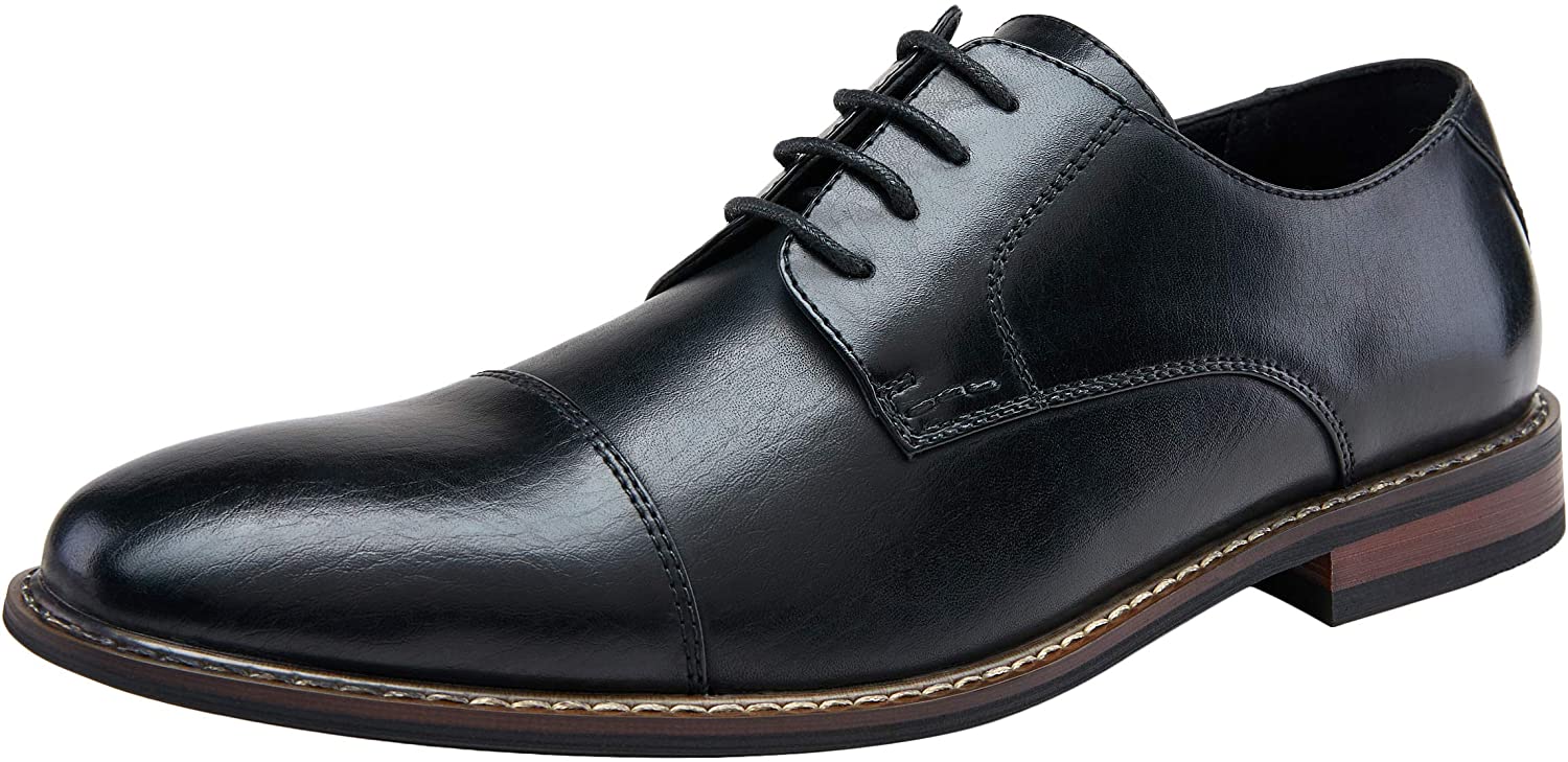 JOUSEN Mens Dress Shoes Classic Mens Oxfords Formal Business Shoes Modern Derby Oxford 