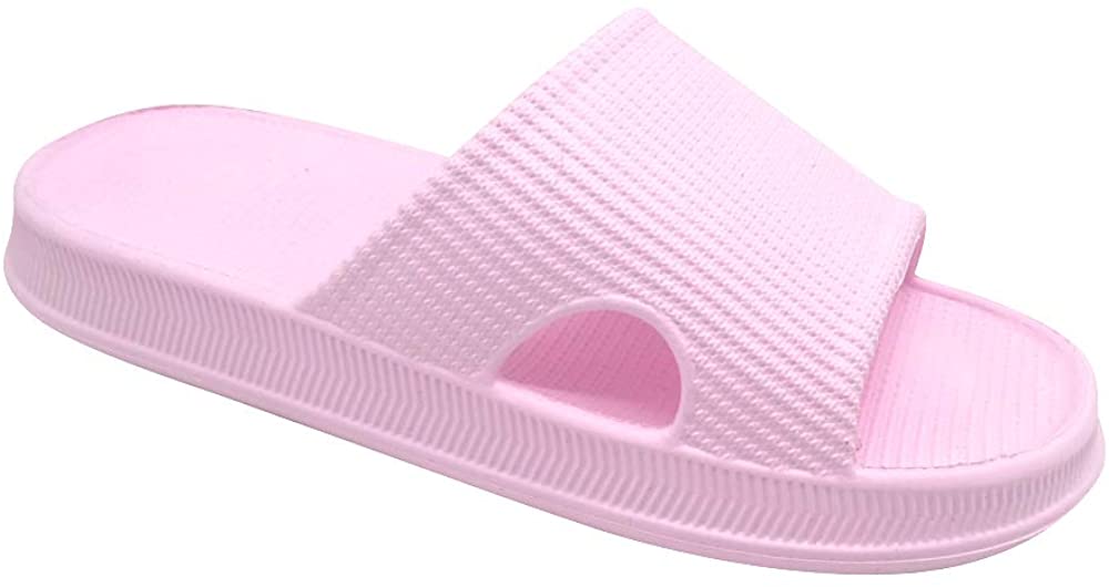 New Women Velvet Slip on Slide Sandals Slippers Shoes Comfy Flip Flops Size S-L 