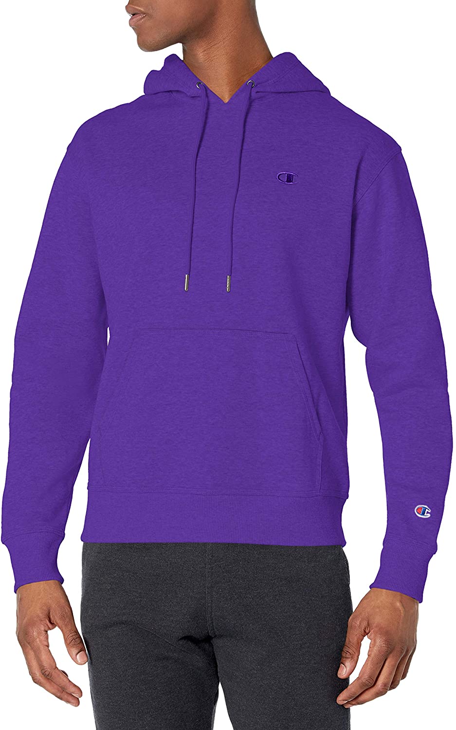 purple champion mens hoodie