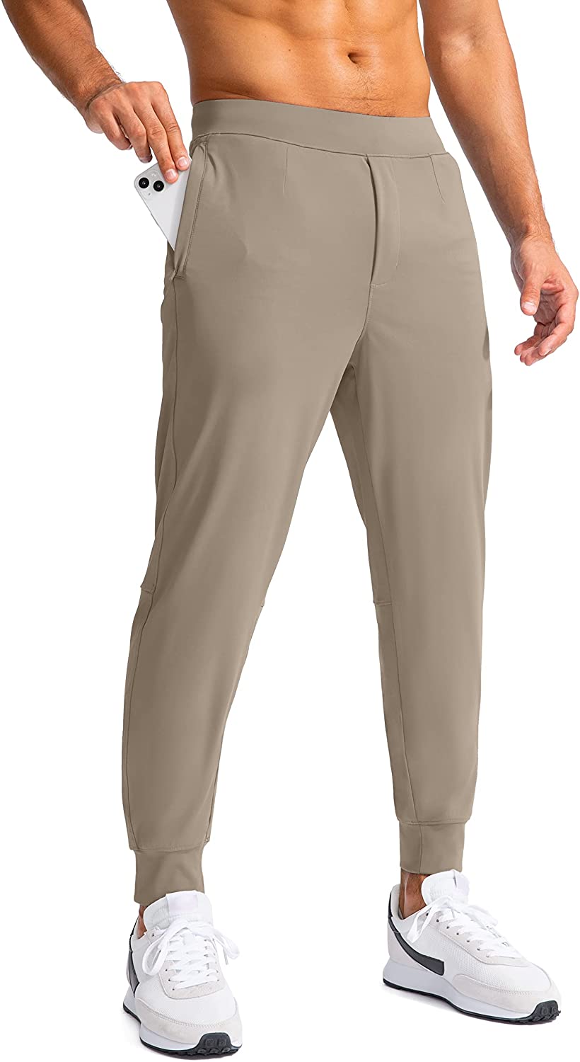 G Gradual Men's Golf Joggers Pants with Zipper Pockets Stretch Sweatpants  Slim F