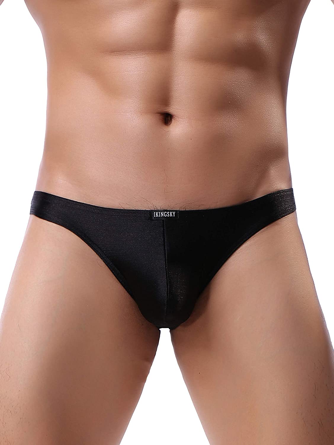 Ikingsky Mens Cheeky Underwear Mens Pouch Bikini Panties Sexy