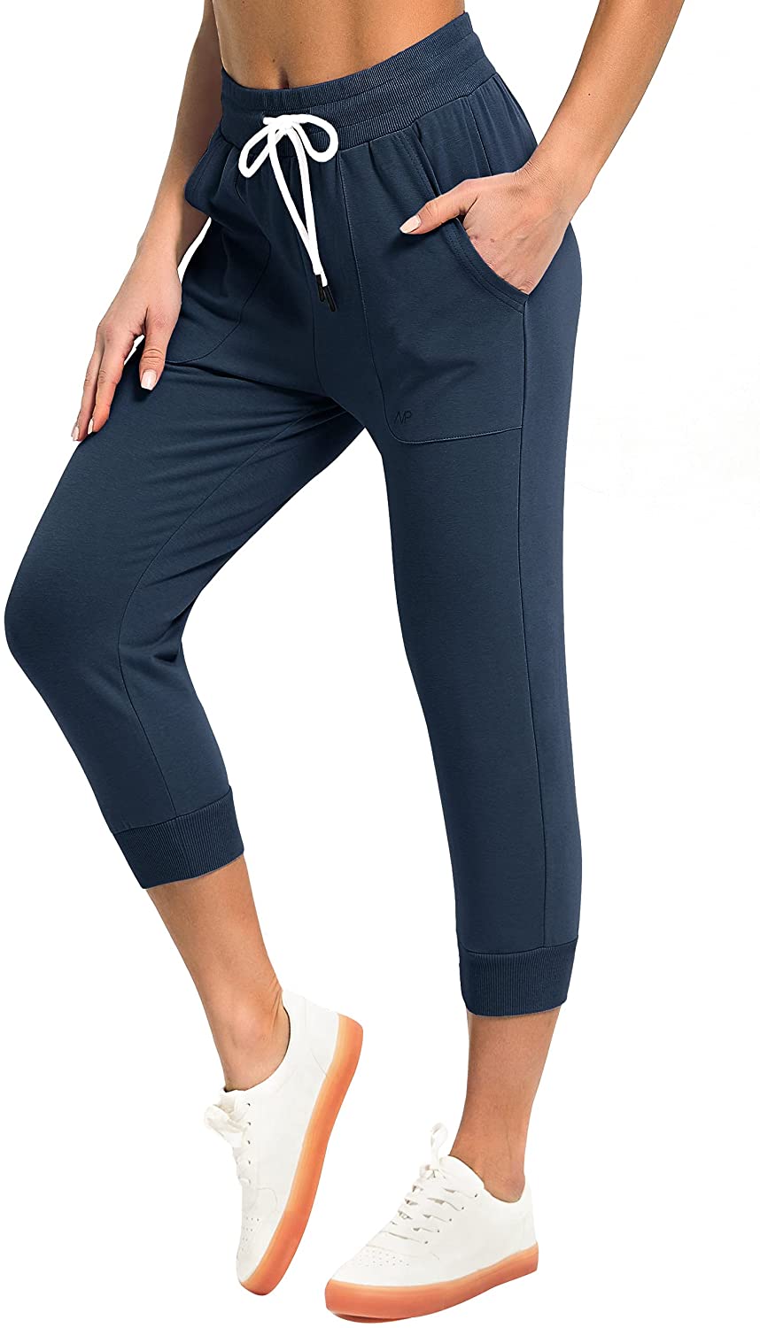SPECIALMAGIC Women's Sweatpants Capri Pants Cropped Jogger Running Pants  Lounge