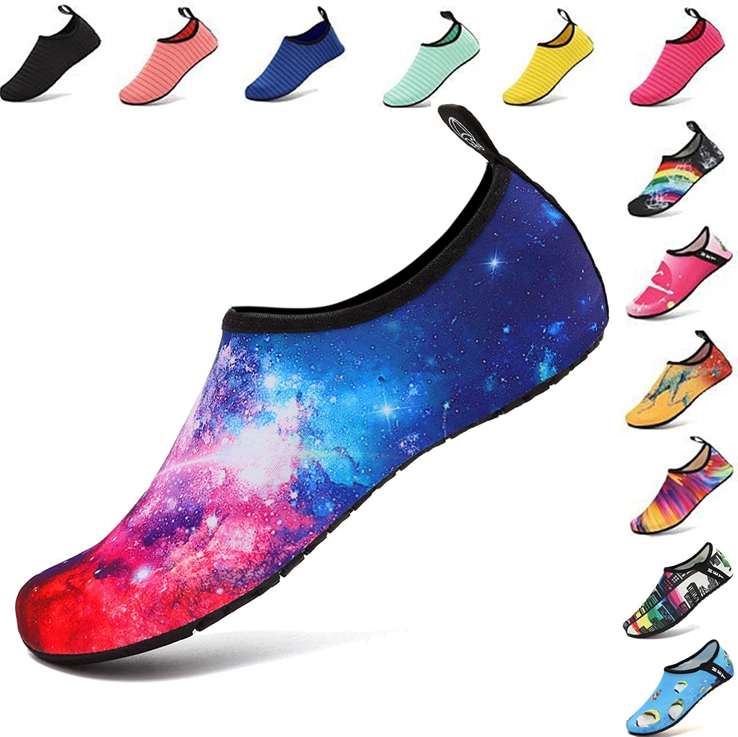 Details about   VIFUUR Water Sports Shoes Barefoot Quick-Dry Aqua Yoga Socks Slip-on for Men Wom 